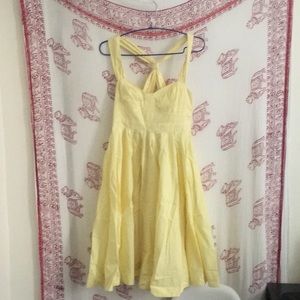 Sunny yellow French connection dress